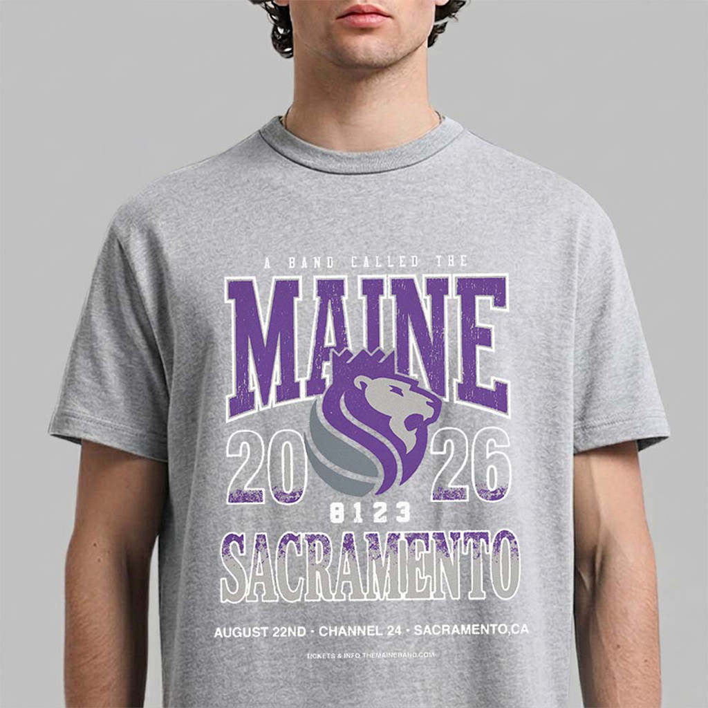 The Maine Sacramento CA 2026 Event T-Shirt The Maine Merch Gifts For Fans - Kdjoy