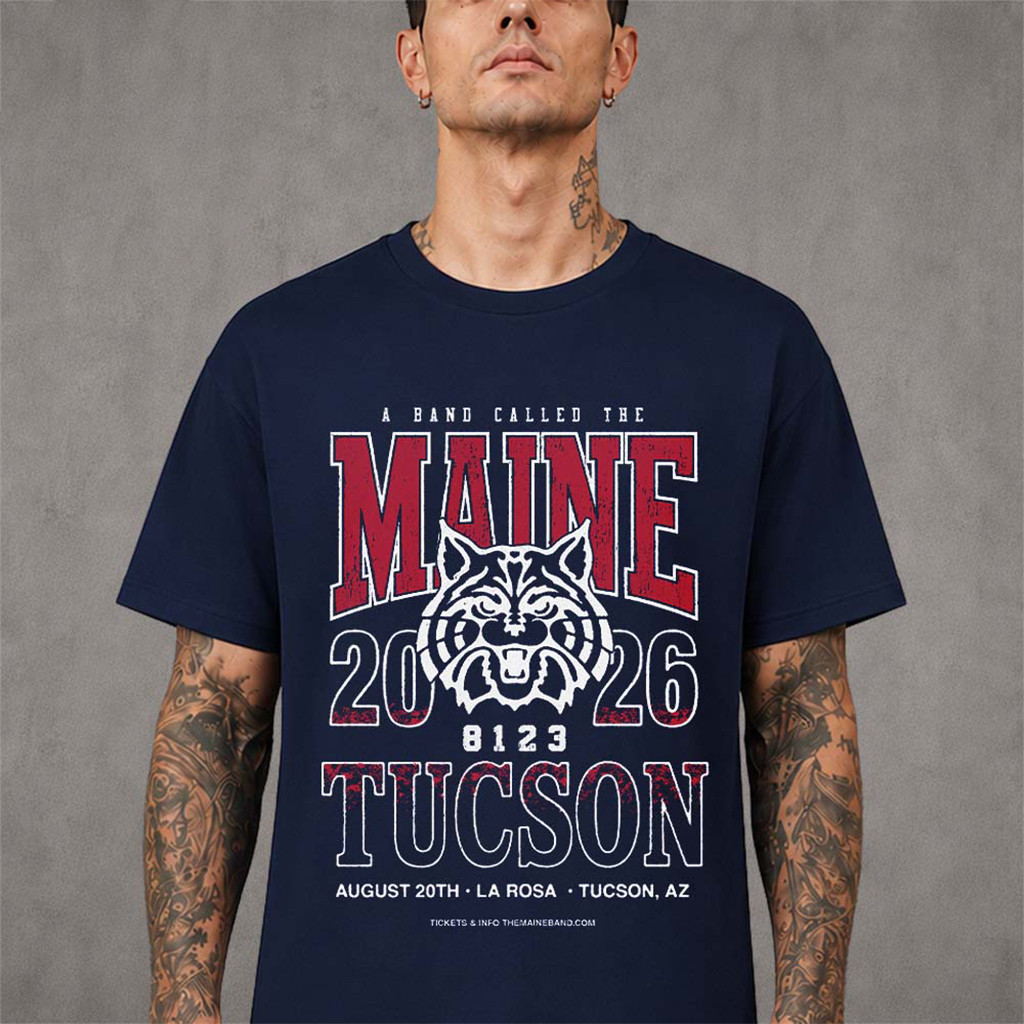 The Maine Tucson AZ 2026 Event T-Shirt The Maine Merch Unique Gifts For Music Lovers - Kdjoy