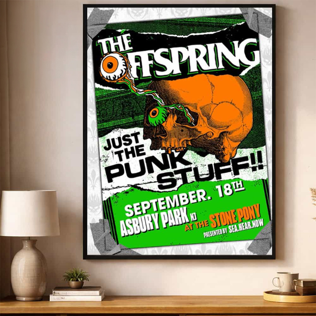 The Offspring Merch New Jersey 2026 Just The Punk Stuff Poster Gifts For Rock Fans - Kdjoy