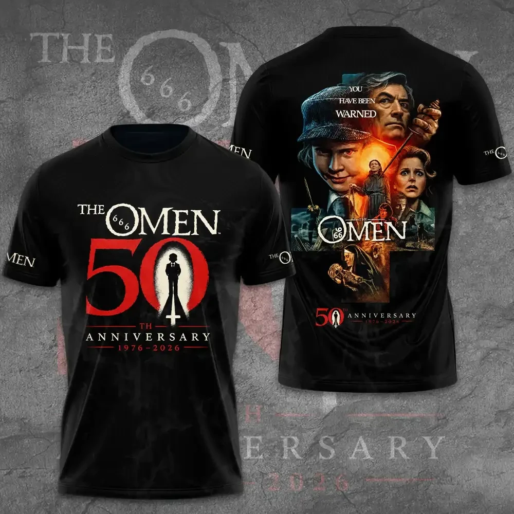 The Omen 50th Anniversary T-Shirt Have You Been Warned Shirt The Omen Merch 2026 Fan Gifts - Kdjoy The Omen 50th Anniversary T-Shirt Have You Been Warned Shirt The Omen Merch 2026 Fan Gifts - Kdjoy