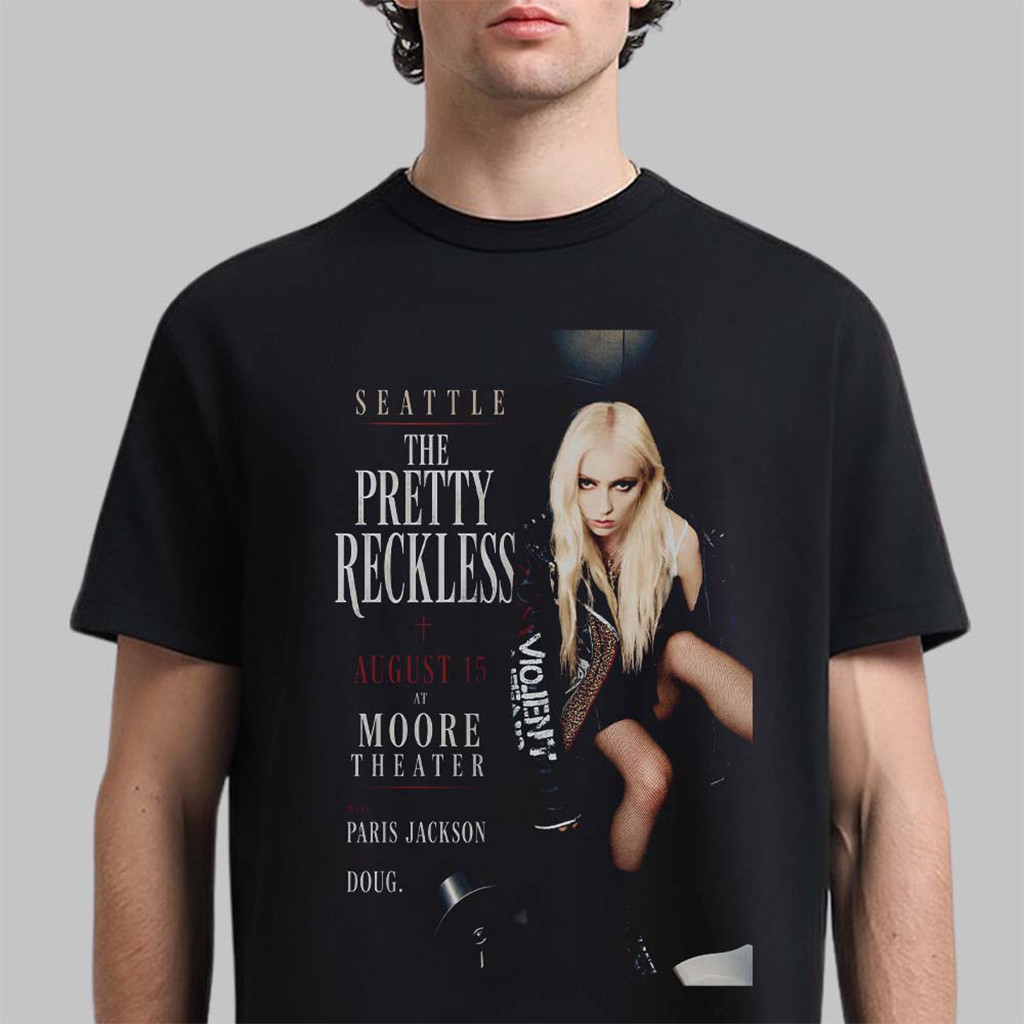 The Pretty Reckless Merch Seattle 2026 Event T-Shirt Presents For Music Lovers - Kdjoy