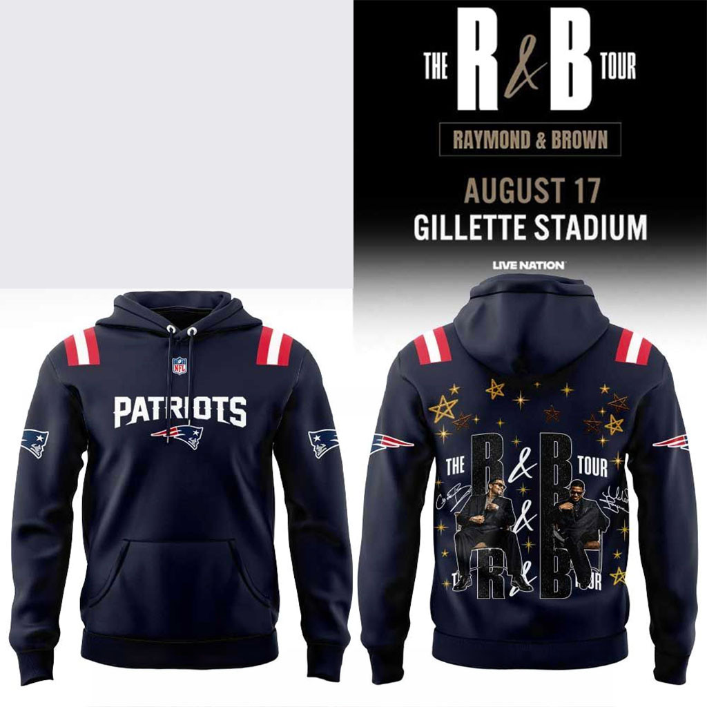 The R&B Tour X Gillette Stadium X New England Patriots Hoodie R&B Tour Merch Gift For Fans - Kdjoy