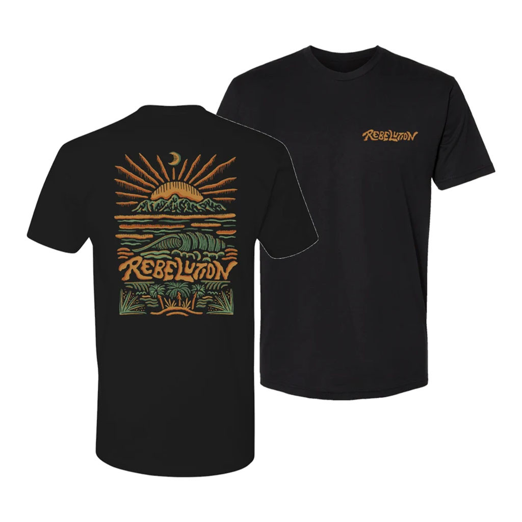 The Rebelution Merch 2026 Sunrise Wave Black T-Shirt Birthday Ideas For Brothers The Rebelution Merch 2026 Sunrise Wave Black T-Shirt Birthday Ideas For Brothers