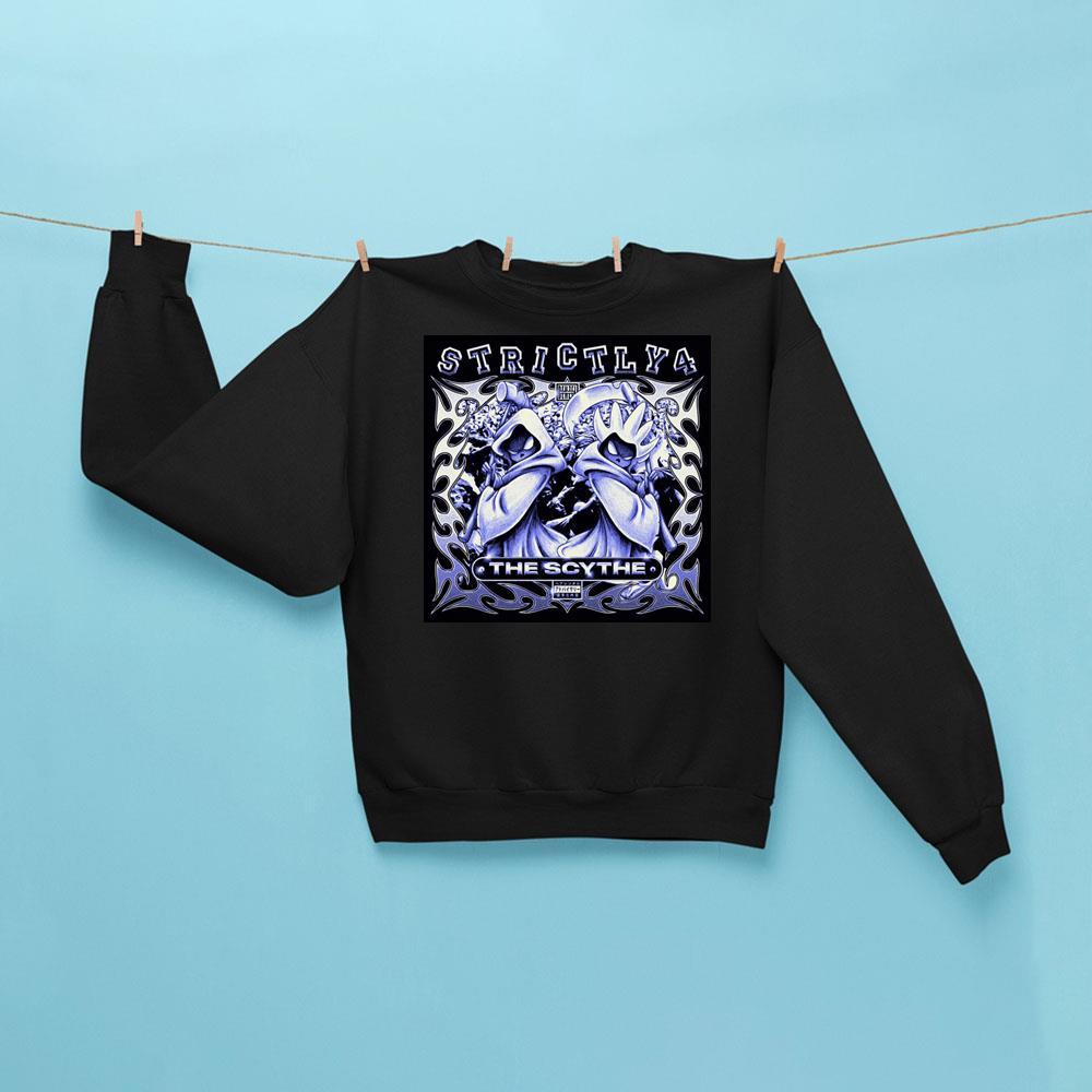 The Scythe Strictly 4 The Scythe Sweatshirt Black Denzel Curry and The Scythe Merch Fan Gifts - Kdjoy