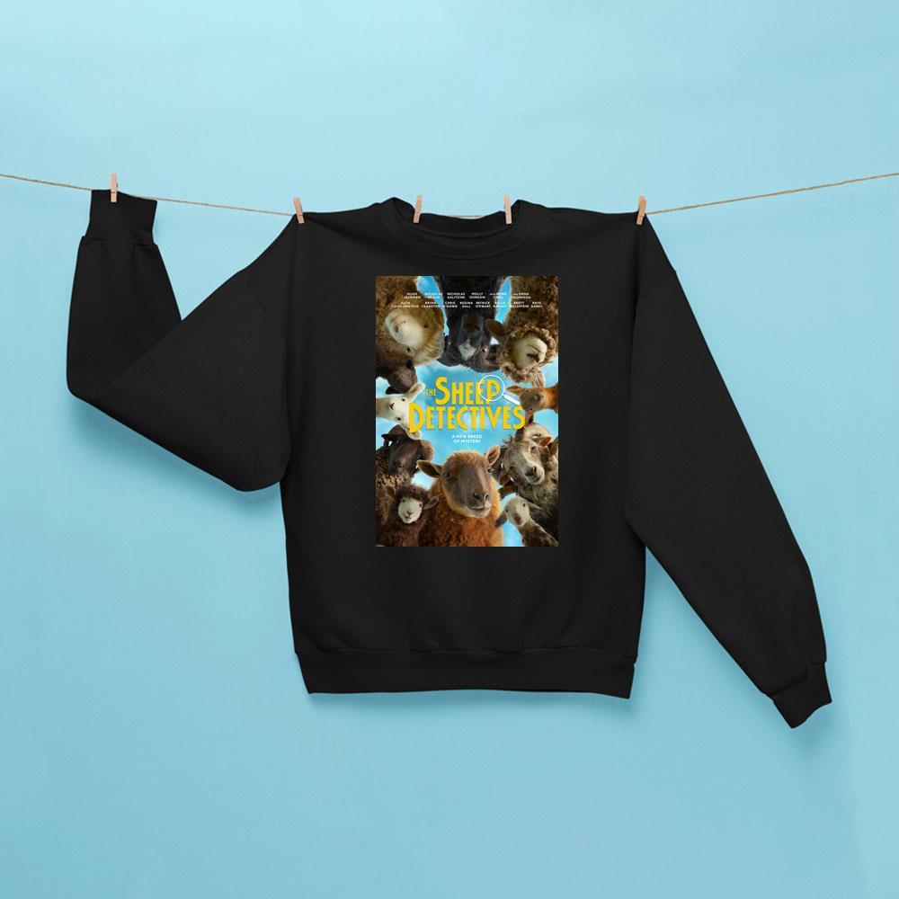 The Sheep Detectives Merch 2026 Movie Sweatshirt Black Gifts For Movie Fans - Kdjoy