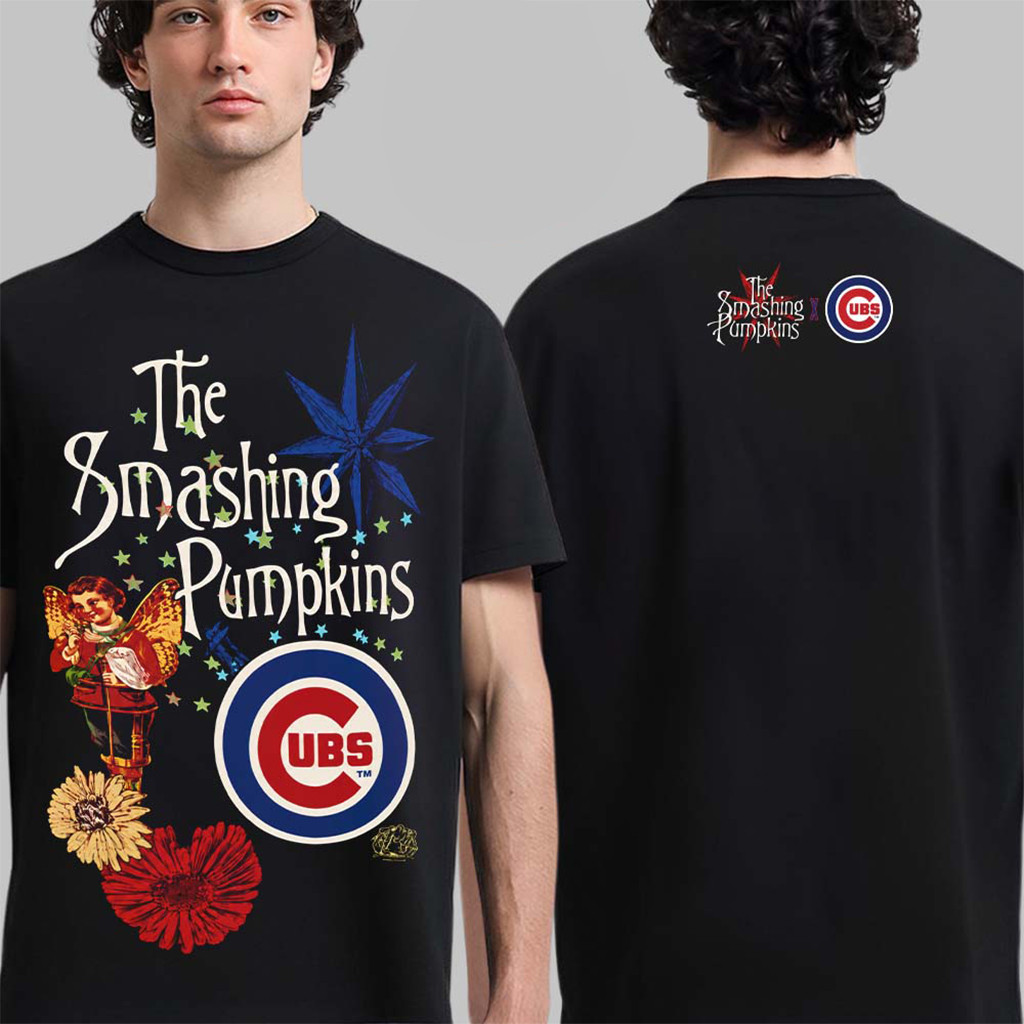 The Smashing Pumpkins Merch Chicago Cubs 2026 T-Shirt Best Gifts For Music Lovers - Kdjoy The Smashing Pumpkins Merch Chicago Cubs 2026 T-Shirt Best Gifts For Music Lovers - Kdjoy