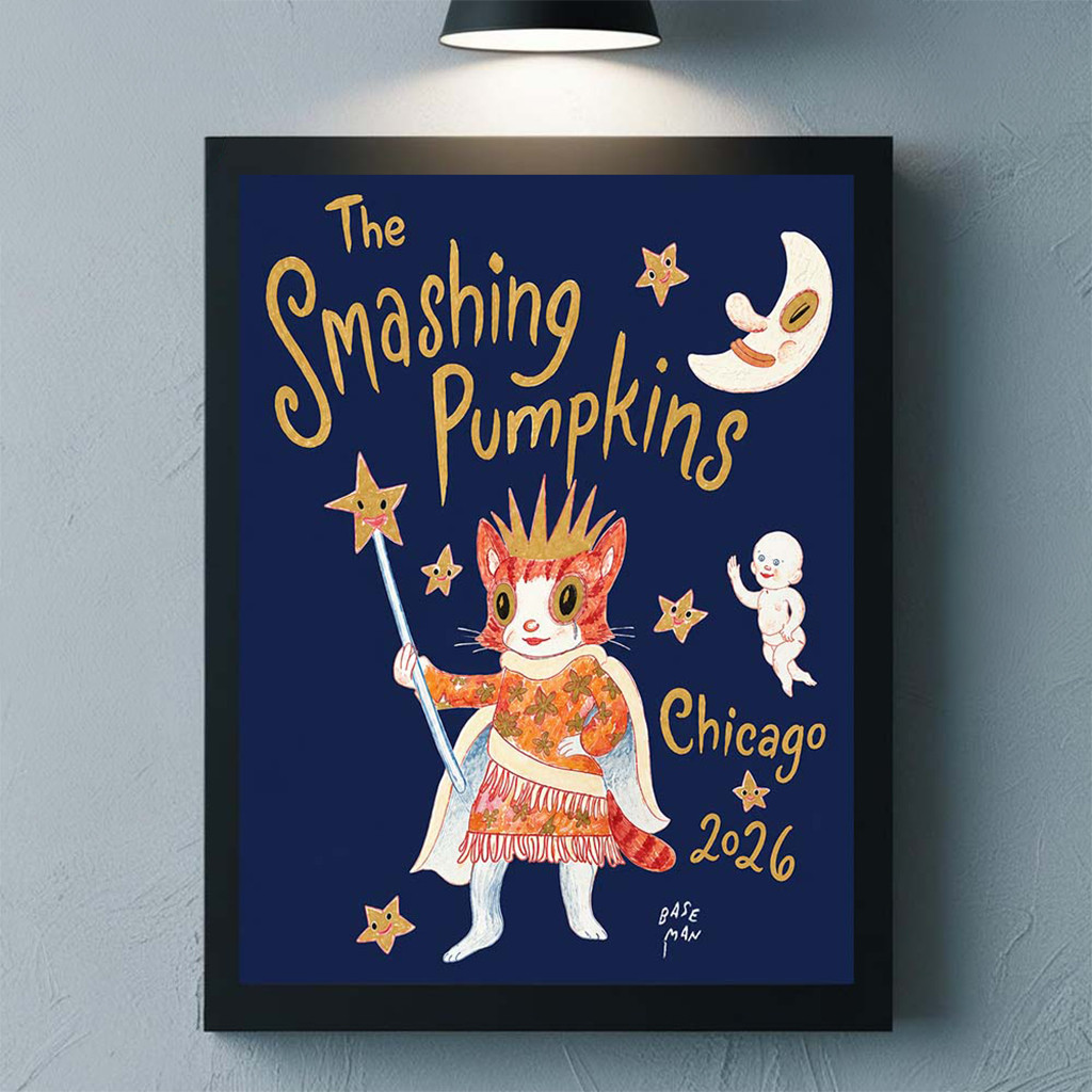 The Smashing Pumpkins Merch Chicago IL 2026 Baseman Poster Gift Ideas For Music Lovers - Kdjoy