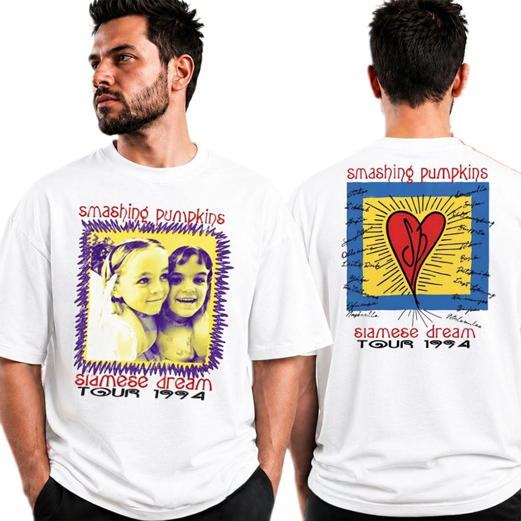 The Smashing Pumpkins Merch Siamese Dream Tour 1994 T-Shirt Gifts For A Rock Music Lover - Kdjoy