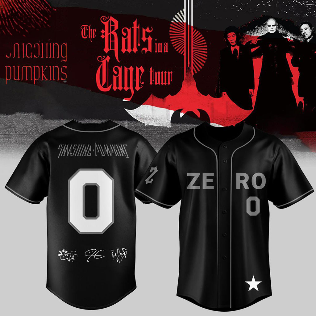 The Smashing Pumpkins The Rats In A Cage Tour 2026 Baseball Jersey The Smashing Pumpkins Merch - Kdjoy The Smashing Pumpkins The Rats In A Cage Tour 2026 Baseball Jersey The Smashing Pumpkins Merch - Kdjoy