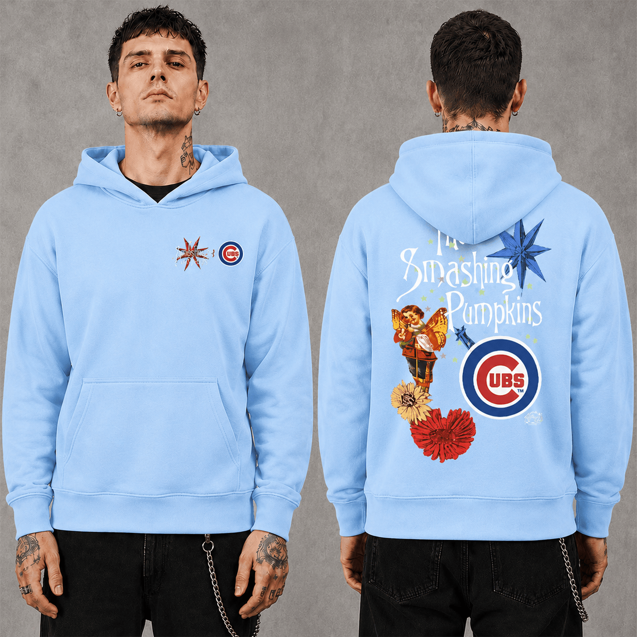 The Smashing Pumpkins X Chicago Cubs 2026 Hoodie Cubs Merch Gifts For Fans - Kdjoy The Smashing Pumpkins X Chicago Cubs 2026 Hoodie Cubs Merch Gifts For Fans - Kdjoy