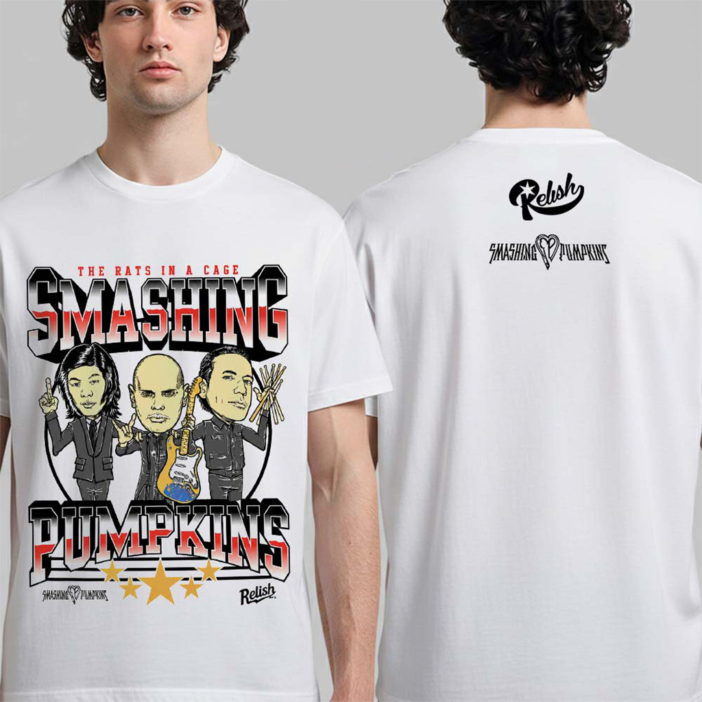The Smashing Pumpkins X Relish Chicago IL 2026 Shirt White The Smashing Pumpkins Merch Fan Gifts - Kdjoy