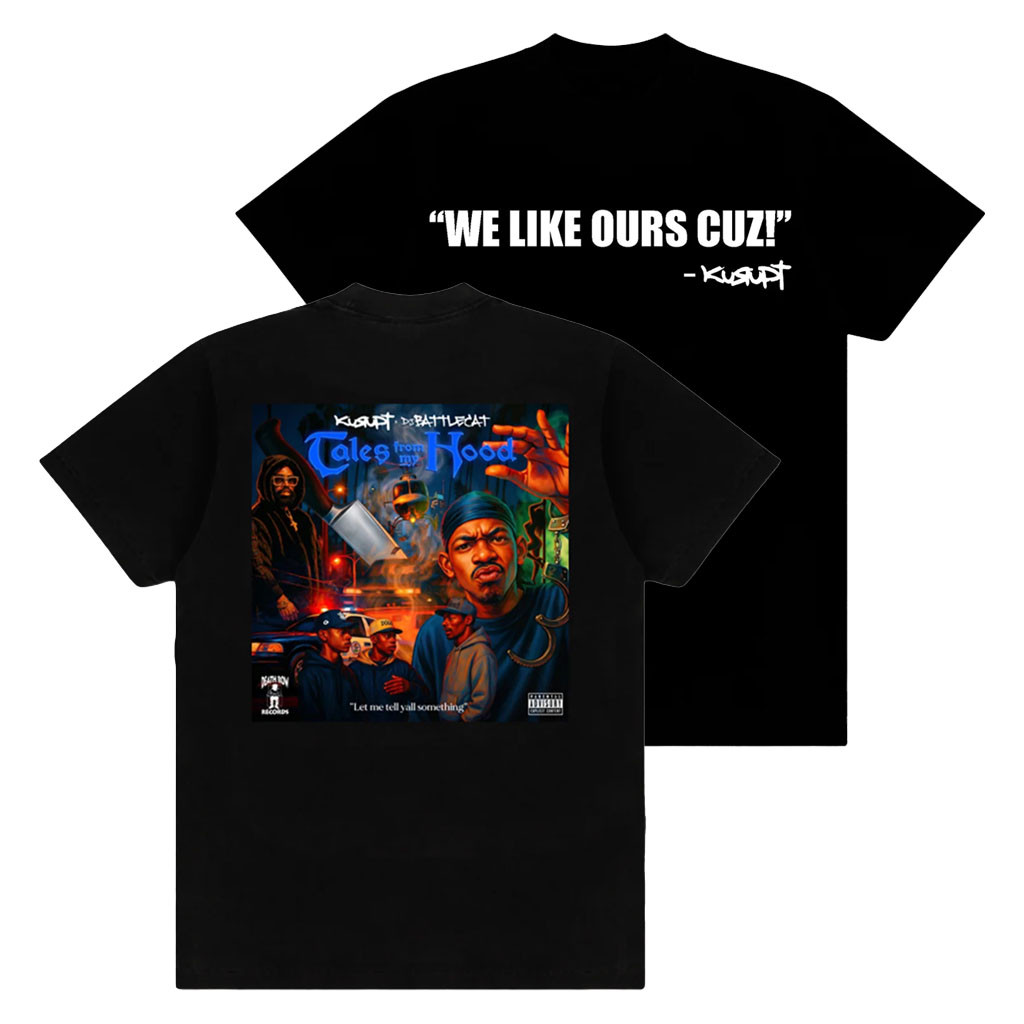 The Snoopermarket Merch 2026 Kurupt X DJ Battle Cat T-Shirt We Like Ours Cuz Shirt Fan Gifts