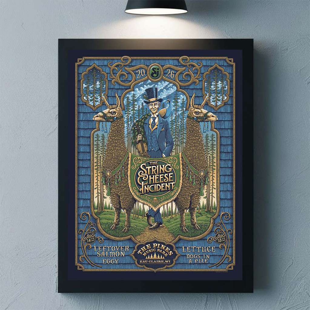 The String Cheese Incident Merch Eau Claire WI 2026 Event Poster Wall Hanging Decor - Kdjoy