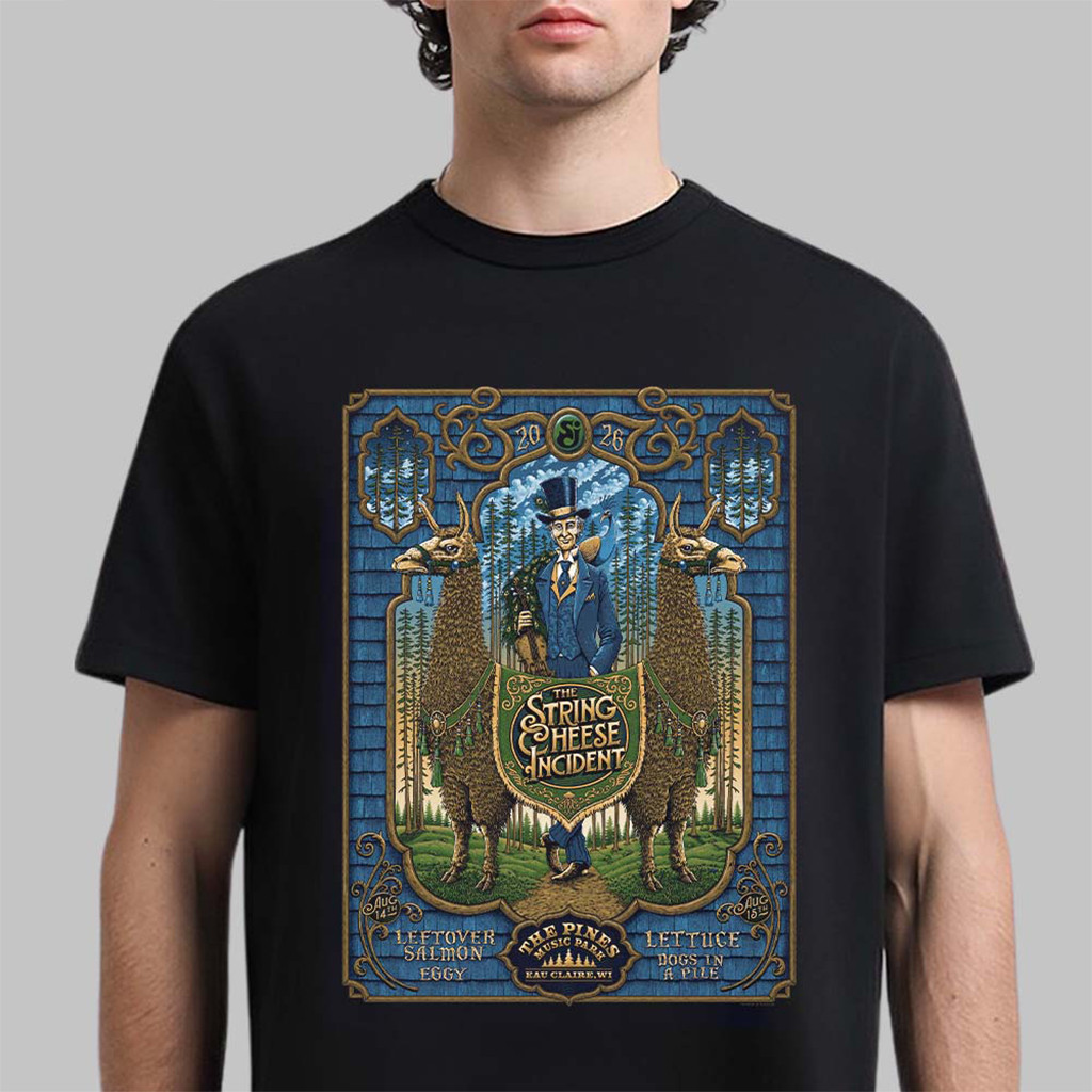 The String Cheese Incident Merch Eau Claire WI 2026 Event T-Shirt Music Related Gifts For Guys - Kdjoy