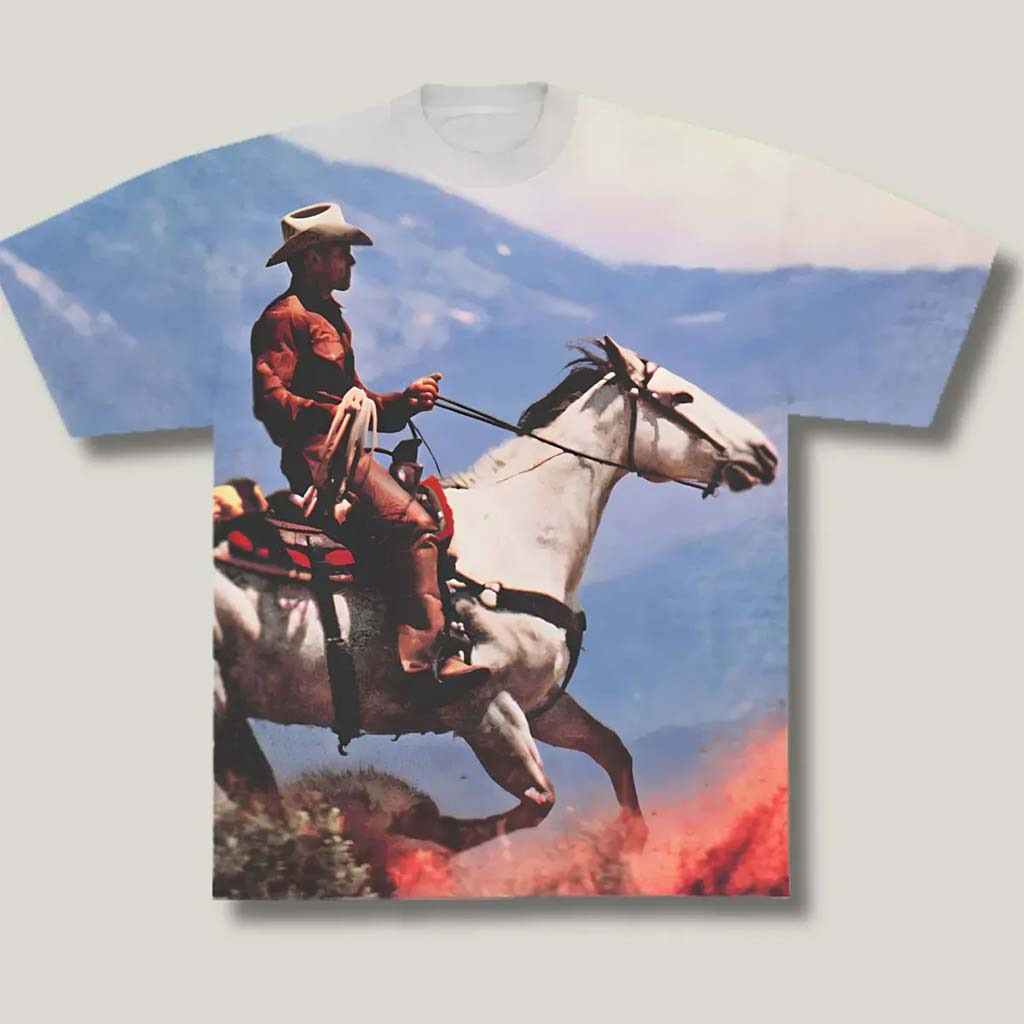 The Strokes Reality Awaits Cowboy Sublimated Album Cover T-Shirt The Strokes Merch Fan Gifts - Kdjoy The Strokes Reality Awaits Cowboy Sublimated Album Cover T-Shirt The Strokes Merch Fan Gifts - Kdjoy