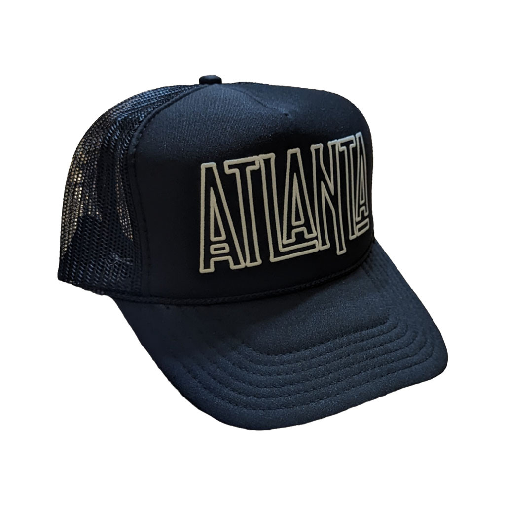 The SWAG Shop Merch 2026 Atlanta Cityscape Trucker Hat Embroidered Gift For Brothers - Kdjoy The SWAG Shop Merch 2026 Atlanta Cityscape Trucker Hat Embroidered Gift For Brothers - Kdjoy