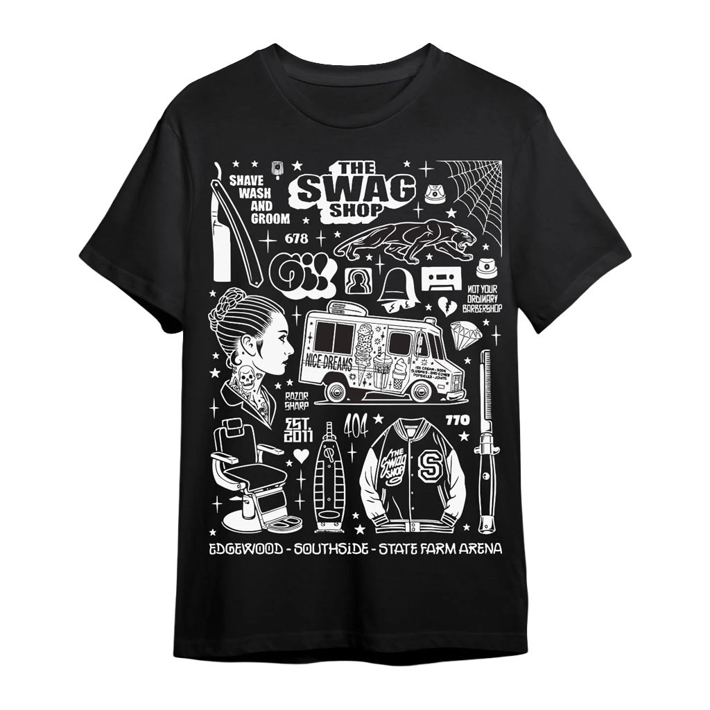 The SWAG Shop Merch 2026 SWAG And OG Mike Giant T-Shirt Black Gift For Husband - Kdjoy