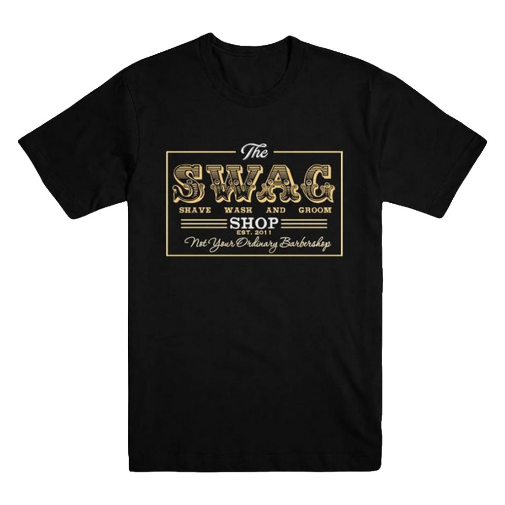 The SWAG Shop Merch 2026 The SWAG Shop Logo T-Shirt Black Unique Gifts For Husband - Kdjoy The SWAG Shop Merch 2026 The SWAG Shop Logo T-Shirt Black Unique Gifts For Husband - Kdjoy