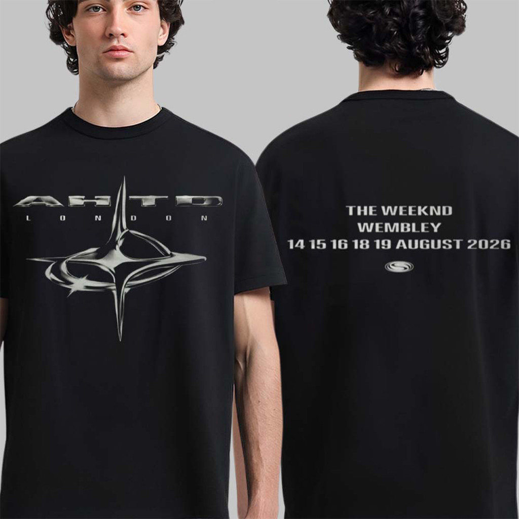 The Weeknd AHTD London UK 2026 T-Shirt The Weeknd Merch Cool Gifts For Music Lovers - Kdjoy