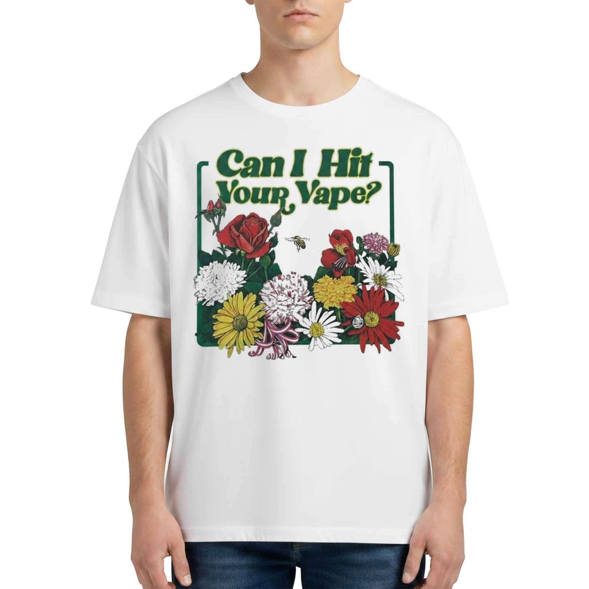 Theo Von Can I Hit Your Vape Shirt Funny Vape Quote T-Shirt Gift Ideas For Brothers - Kdjoy