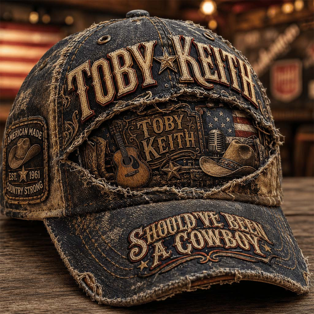 Toby Keith Should've Been A Cowboy Hat American Made Country Song Hat Toby Keith Merch 2026 - Kdjoy
