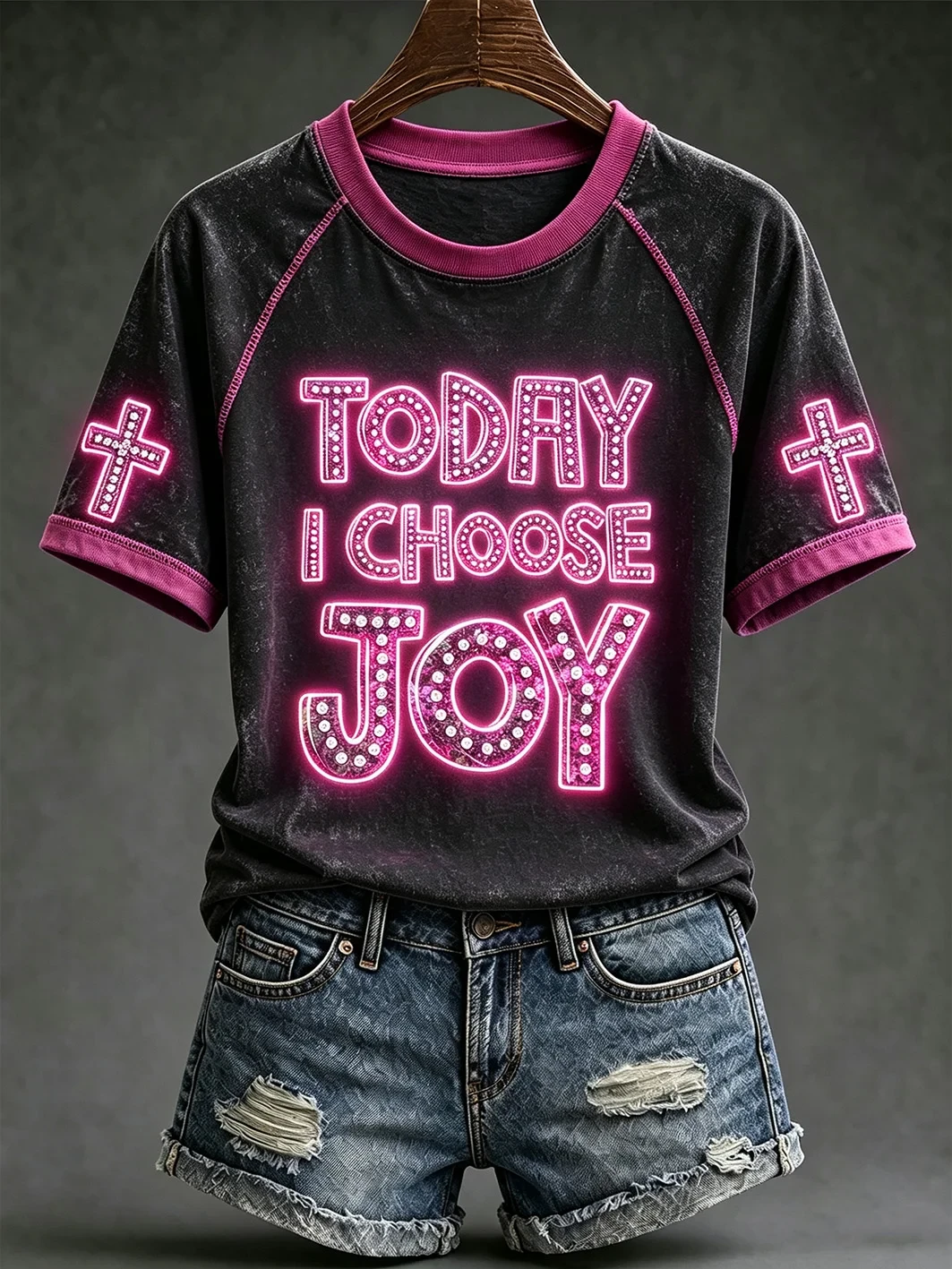 Today I Choose Joy T-Shirt Halloween Apparel Perfect Gift For Girlfriend - Kdjoy