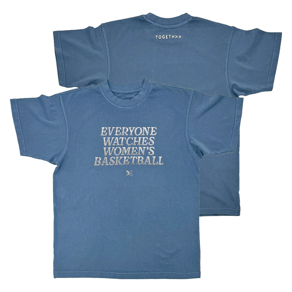 Togethxr Merch 2026 Everyone Watches Women's Basketball Chrome T-Shirt Gift For Sports Fans - Kdjoy