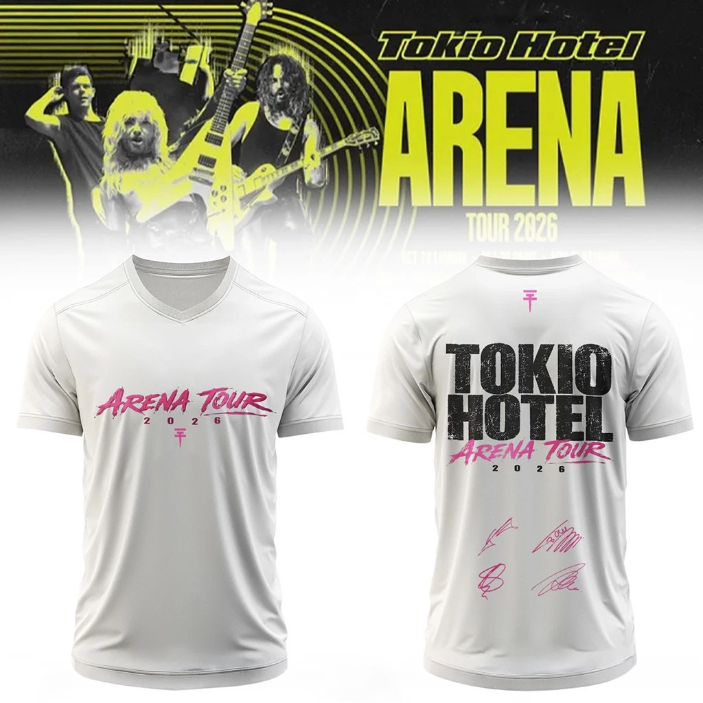 Tokio Hotel Arena Tour 2026 Signature Jersey Tokio Hotel Merch Gift For Music Lovers - Kdjoy