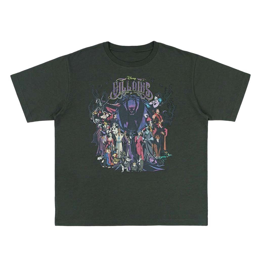 Tokyo D Resort Villains Ensemble T-Shirt Birthday Presents For Sisters - Kdjoy