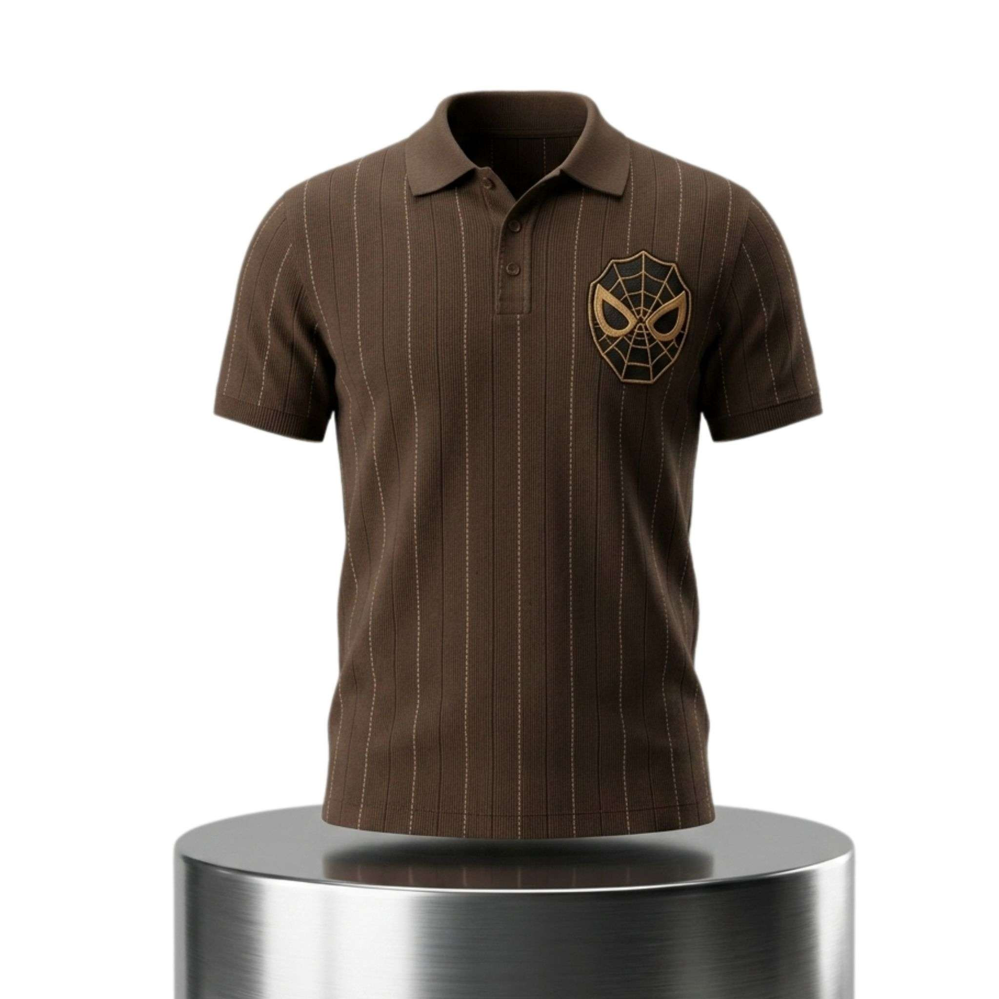 Tom Holland Spider Man Striped Polo Shirt Tom Holland Merch Gift Ideas For Fans - Kdjoy