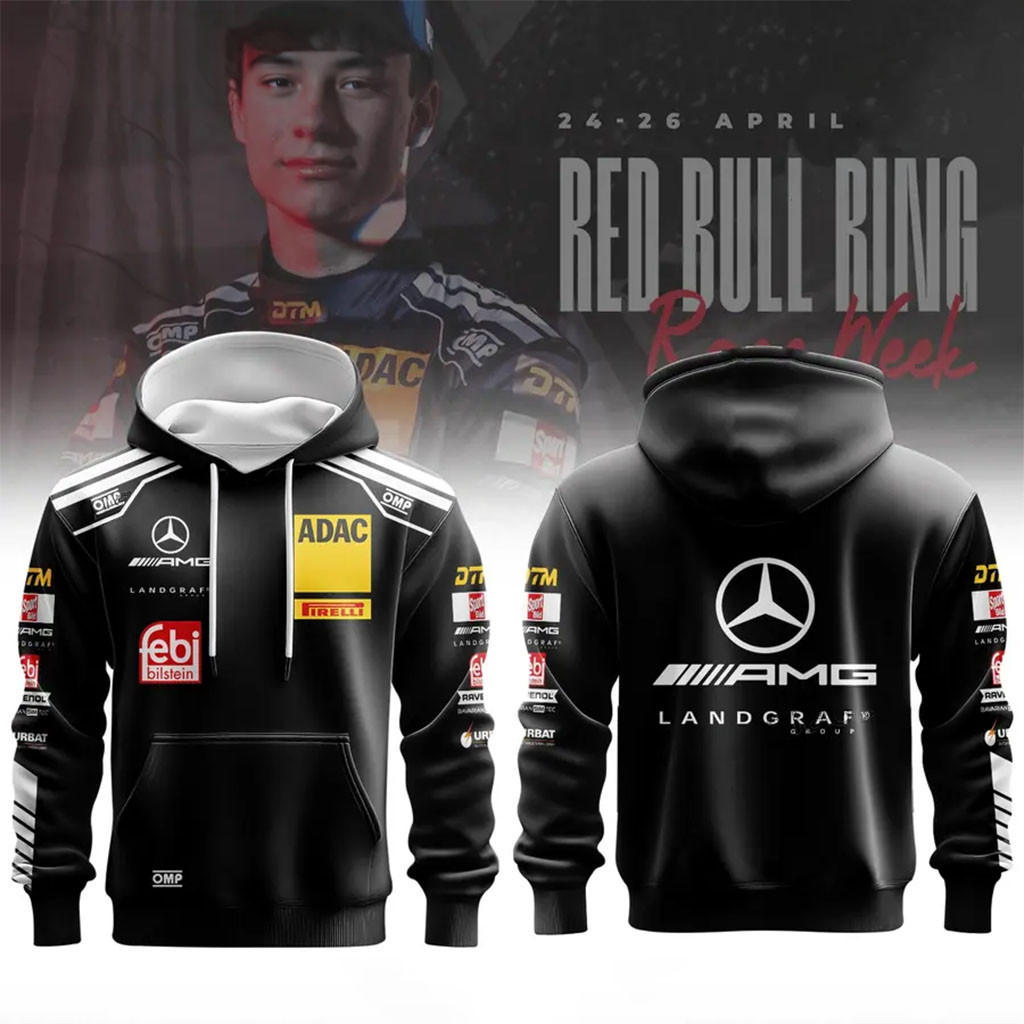 Tom Kalender Mercedes AMG Team Landgraf 2026 Hoodie Tom Kalender Merch Racing Fan Gifts - Kdjoy