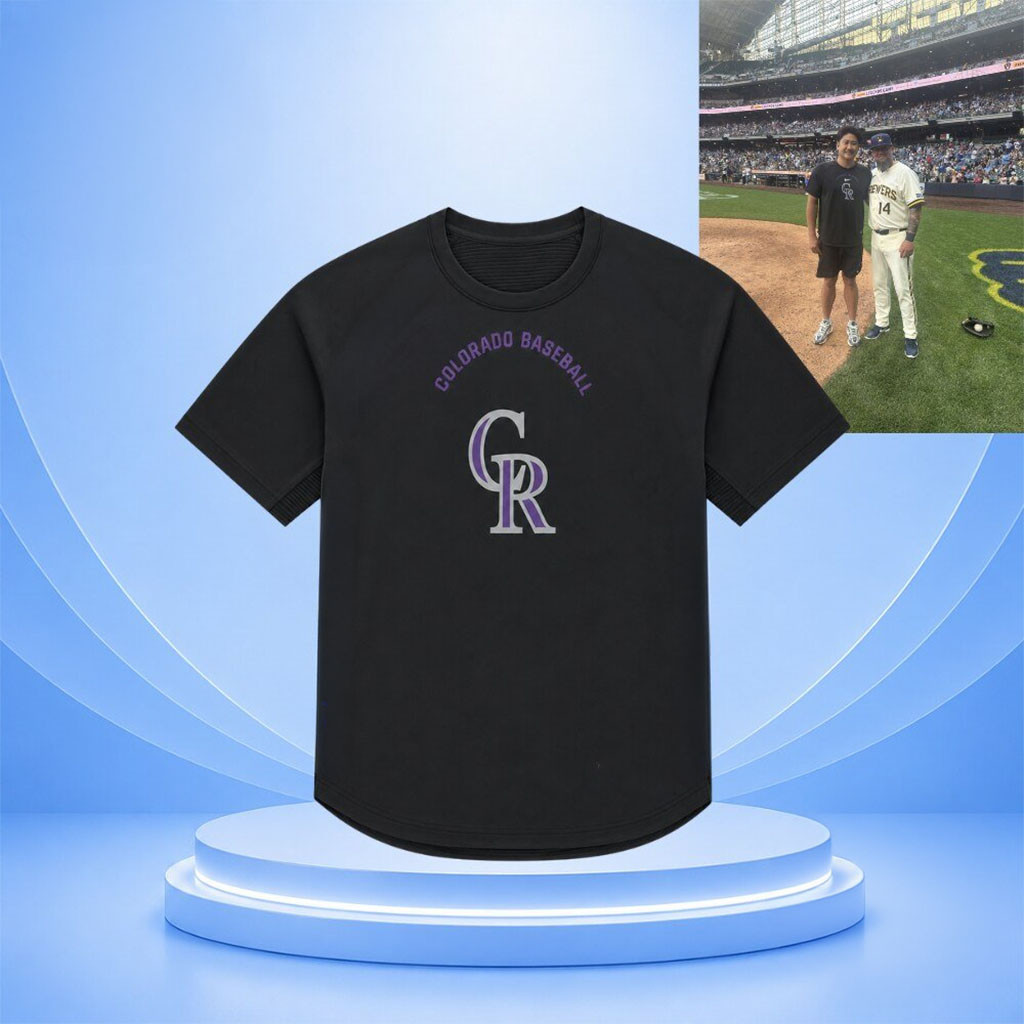 Tomoyuki Sugano Colorado Rockies Batting Practice Pregame Shirt Colorado Baseball Merch - Kdjoy