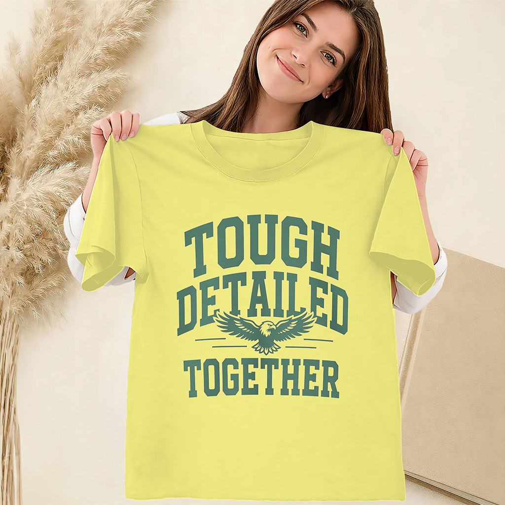 Tough Detailed Together Shirt Philadelphia Eagles Merch Game Day Gift For Football Lovers - Kdjoy