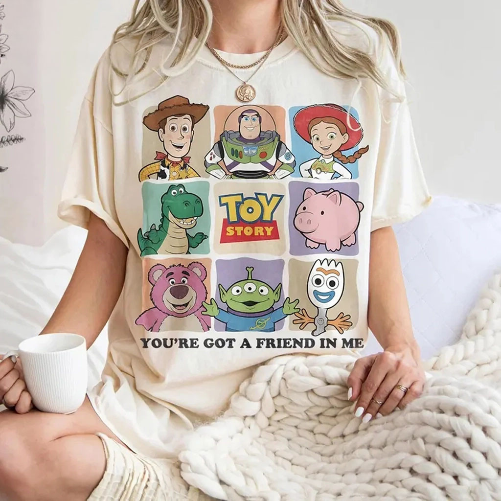 Toy Story 1995 You've Got A Friend In Me Shirt 2026 Toy Story Merch Gift Ideas For Besties - Kdjoy
