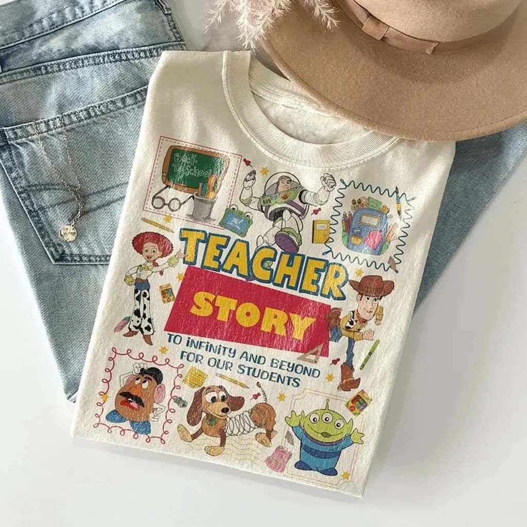 Toy Story Teacher T-Shirt To Infinity And Beyond For Our Students Shirt Back To School Gifts - Kdjoy