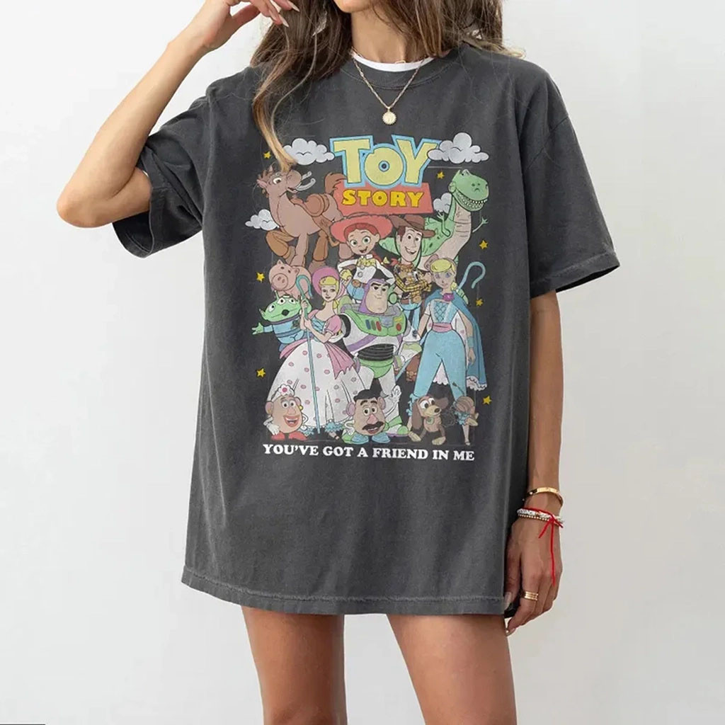 Toy Story You've Got A Friend In Me Shirt Toy Story Merch Best Gifts For Cartoon Lovers - Kdjoy Toy Story You've Got A Friend In Me Shirt Toy Story Merch Best Gifts For Cartoon Lovers - Kdjoy
