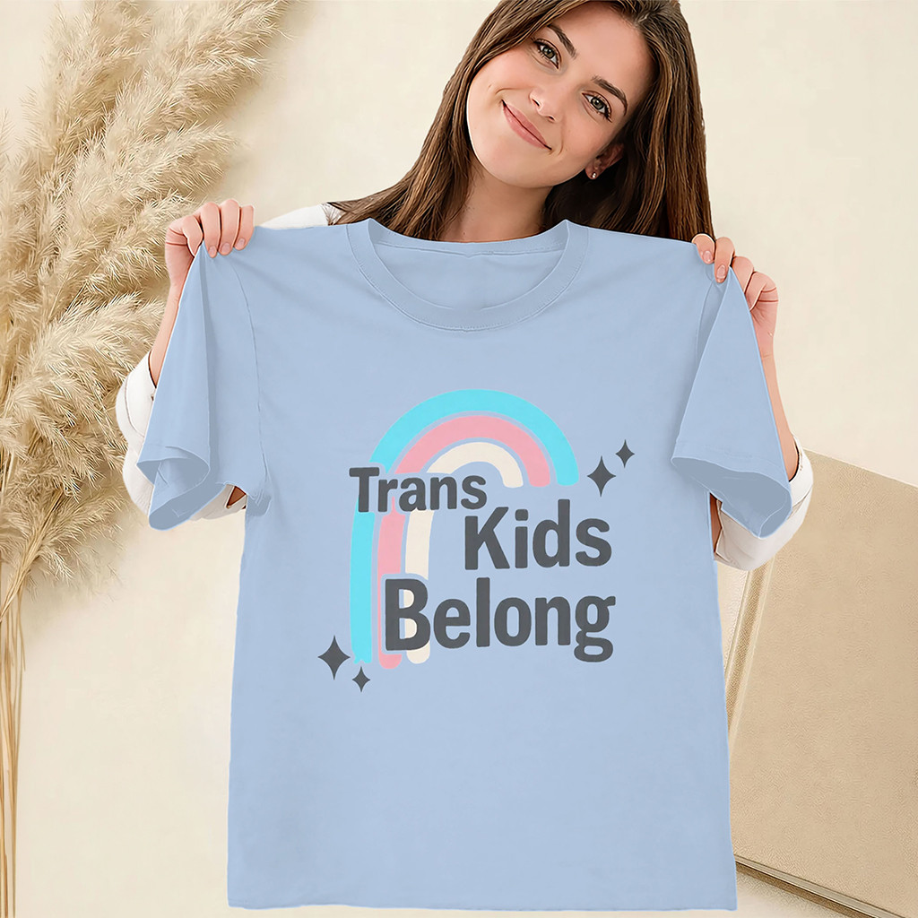 Trans Kids Belong T-Shirt Cheryl Reeve Support Tee Best Gifts For Her - Kdjoy Trans Kids Belong T-Shirt Cheryl Reeve Support Tee Best Gifts For Her - Kdjoy