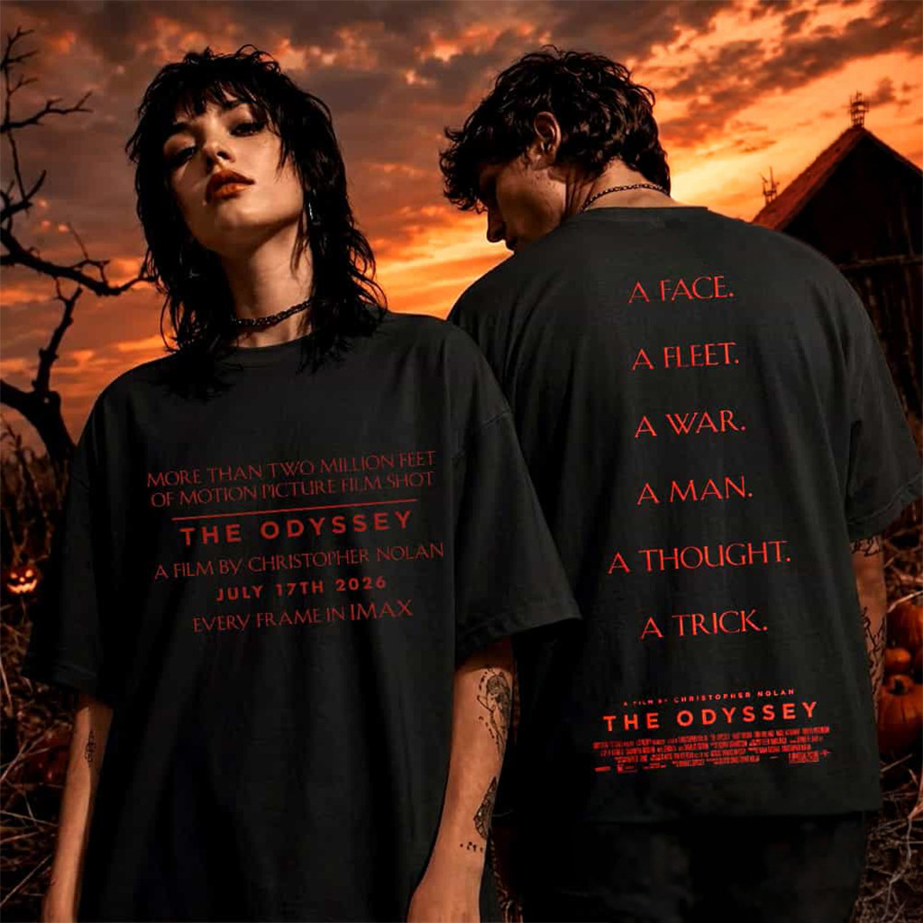 Travis Scott Cactus Jack x The Odyssey IMAX Bard T-Shirt Travis Scott Merch Gifts For Fan - Kdjoy