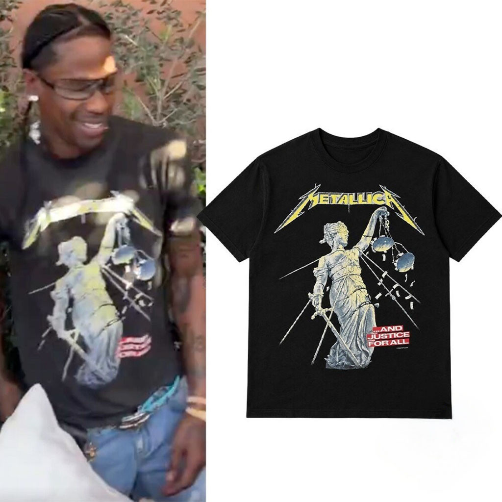 Travis Scott Metallica And Justice For All Hammer Of Justice T-Shirt Travis Scott Merch Gifts Travis Scott Metallica And Justice For All Hammer Of Justice T-Shirt Travis Scott Merch Gifts