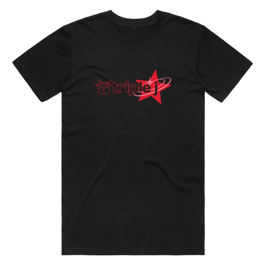 Triple J Merch 2026 Star T-Shirt Black Triple J Shirt Unique Present For Husband - Kdjoy