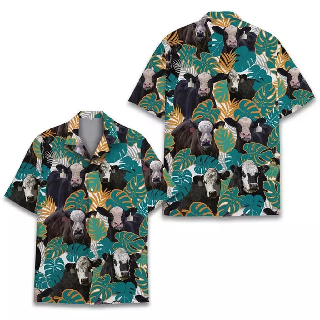 Tropical Cow Hawaiian Shirt Summer Outfits Gifts Ideas For Cow Lovers Tropical Cow Hawaiian Shirt Summer Outfits Gifts Ideas For Cow Lovers