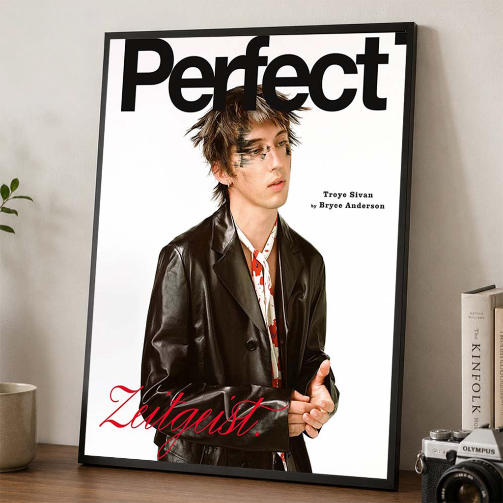Troye Sivan Graces The Cover Of Perfect Magazine 2026 Zeitgeist Poster Troye Sivan Merch - Kdjoy