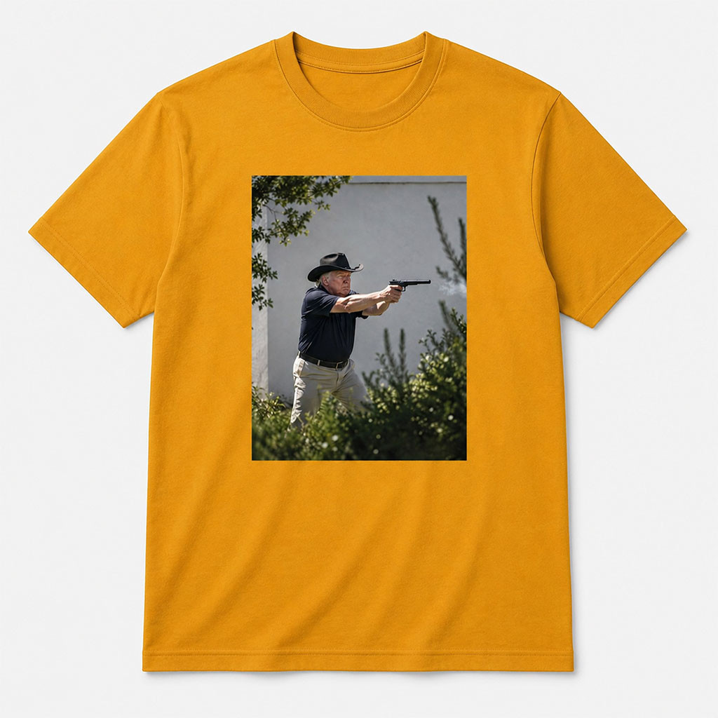 Trump In N Out Twin Falls Hero Shirt Shooting At In-N-Out Burger T-Shirt Funny Meme Gifts - Kdjoy