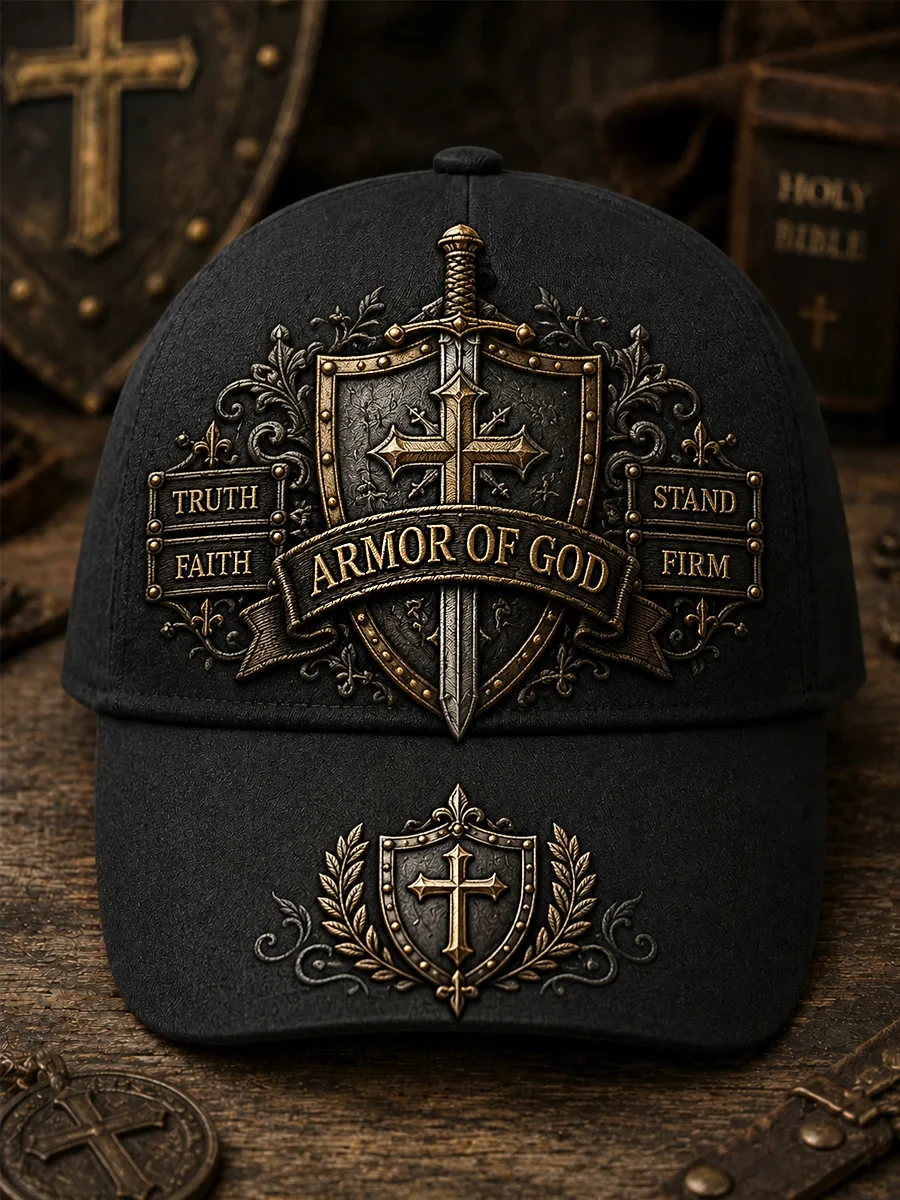 Truth Faith Armor Of God Stand Firm Christian Faith Cap Spooky For Men - Kdjoy