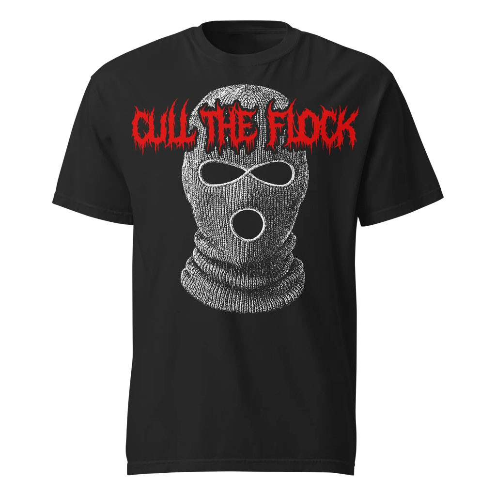 Tucker Carlson Merch 2026 Cull The Flock Metalhead T-Shirt Black Political Gift Ideas - Kdjoy