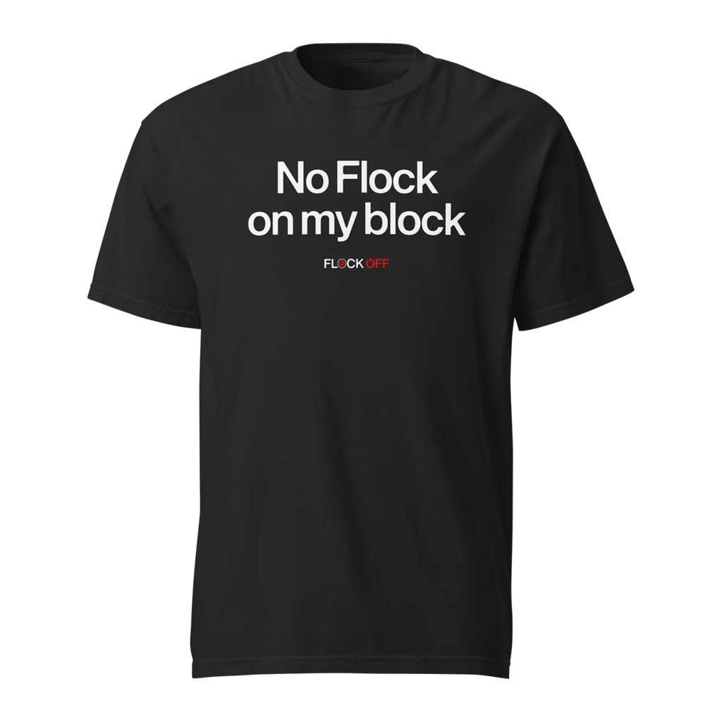 Tucker Carlson Merch 2026 No Flock On My Block T-Shirt Black Flock Off Shirt Gift For Him - Kdjoy Tucker Carlson Merch 2026 No Flock On My Block T-Shirt Black Flock Off Shirt Gift For Him - Kdjoy
