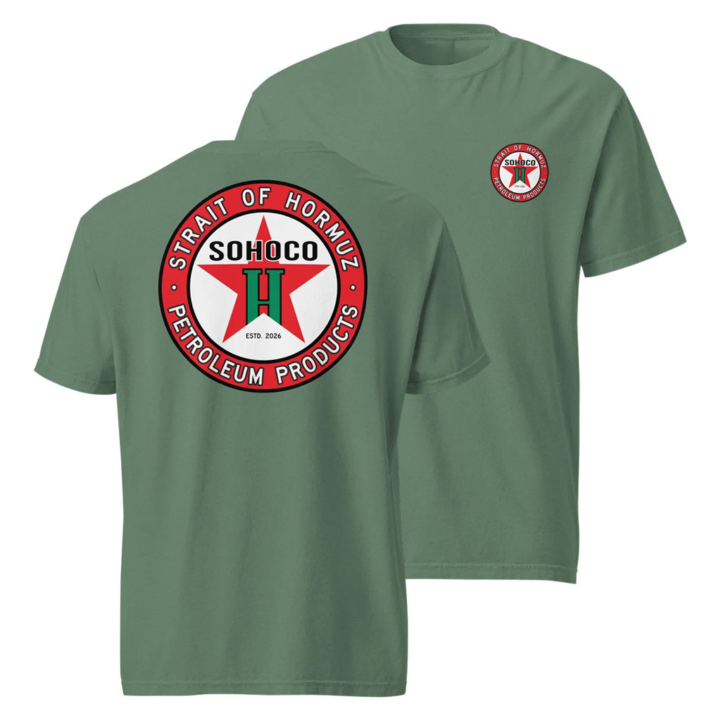 Tucker Carlson Merch 2026 SOHOCO T-Shirt Strait Of Hormuz Petroleum Products Shirt Gift Ideas - Kdjoy