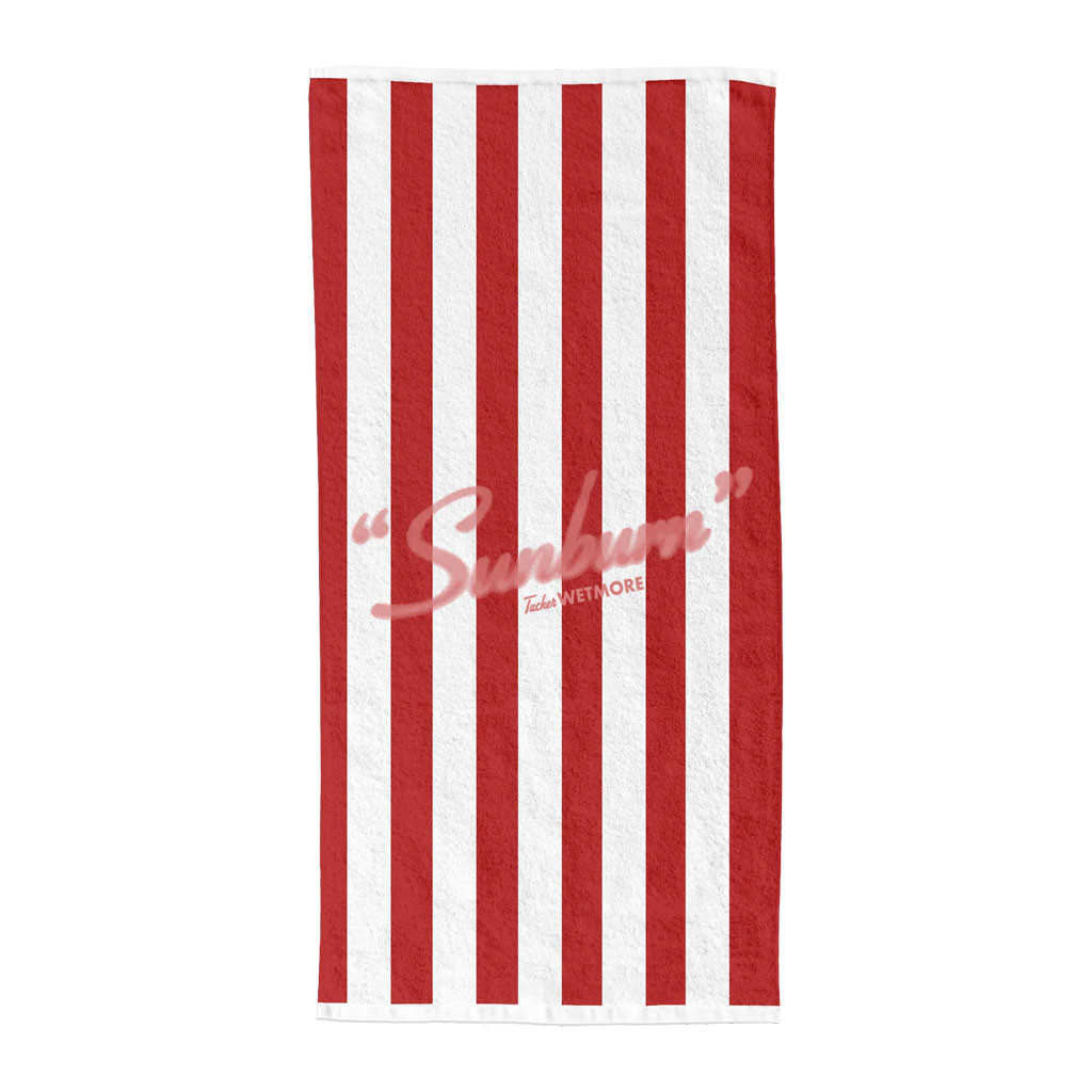 Tucker Wetmore Merch 2026 Sunburn Towel Unique Gifts For Music Lovers - Kdjoy