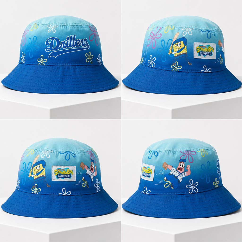 Tulsa Drillers Spongebob Bucket Hat Tulsa Drillers Merch Gift Ideas For Baseball Fans - Kdjoy Tulsa Drillers Spongebob Bucket Hat Tulsa Drillers Merch Gift Ideas For Baseball Fans - Kdjoy