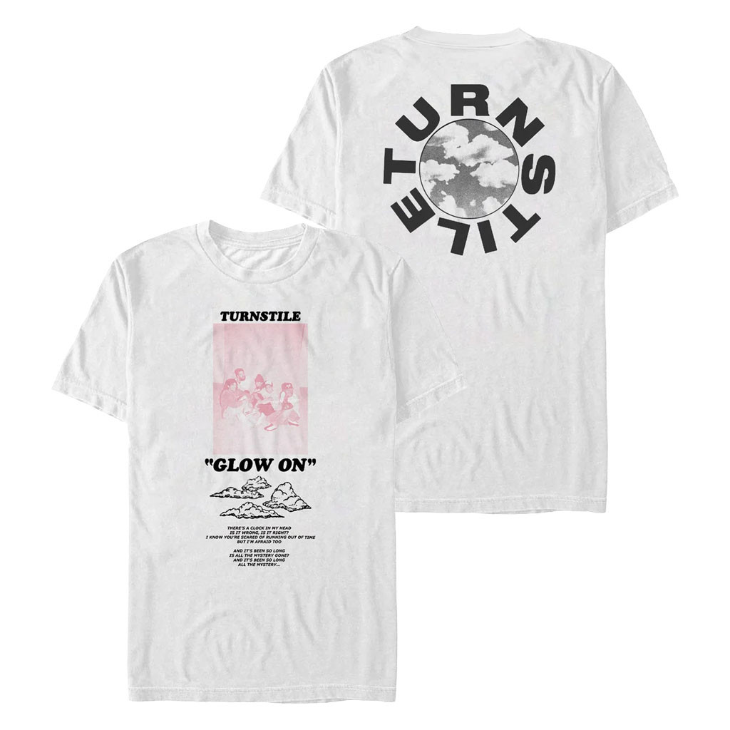 Turnstile Merch 2026 Glow On White T-Shirt Gifts For A Rock Music Lover - Kdjoy